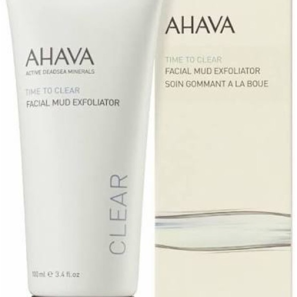 ✨ AHAVA Time to Clear Purifying Mud Mask – Full Size 100 mL – Brand New in Box ✨